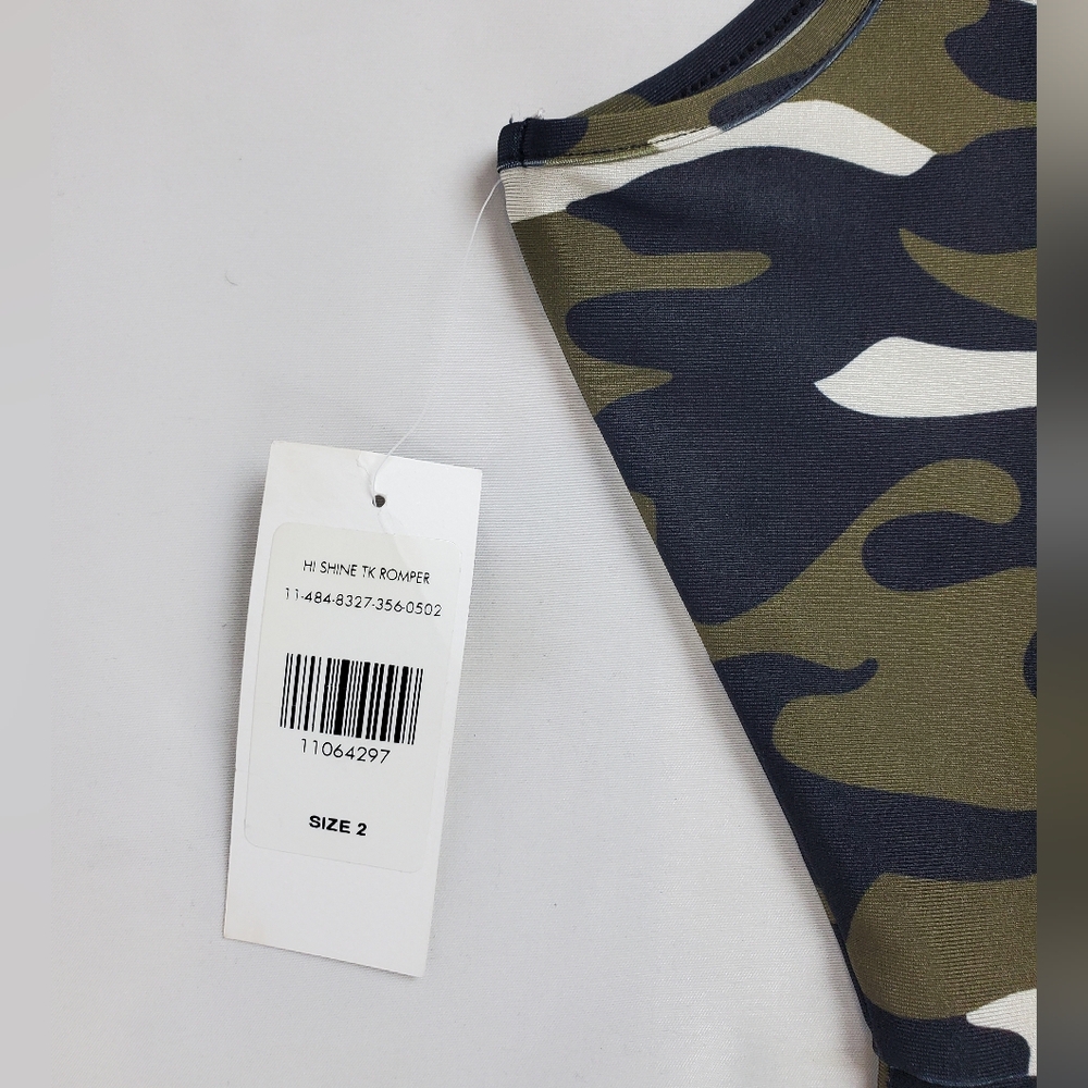 Women's Fashion To Figure Brand Camouflage Romper JumpSize 2 or 18/20 NEW!! - Picture 4 of 5